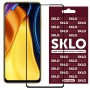 Защитное стекло SKLO 3D (full glue) для Xiaomi Poco M3 Pro 4G / 5G Черный