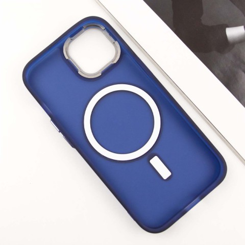 Чохол TPU+PC Lily with MagSafe для Apple iPhone 14 (6.1") Deep Navy