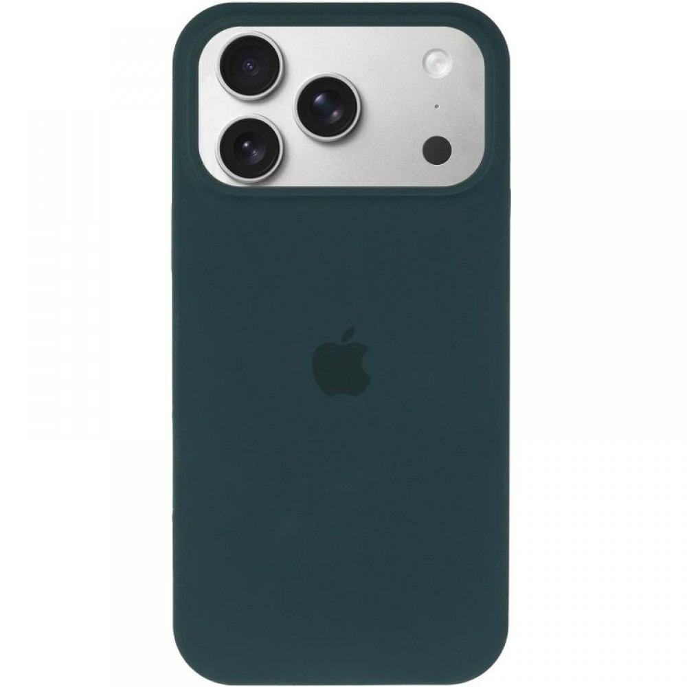Чохол Silicone Case Full Protective (AA) для Apple iPhone 17 Pro (6.3") Зелений / Forest green