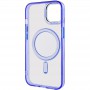 Чохол TPU Iris with MagSafe для Apple iPhone 15 (6.1") Синій