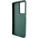TPU чохол Bonbon Metal Style with MagSafe для Samsung Galaxy S24 Ultra Зелений / Army Green