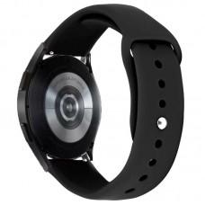 Силіконовий ремінець Sport для Smart Watch 20mm Чорний / Black