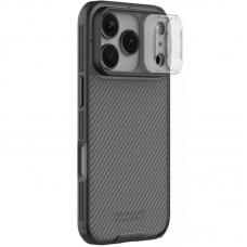 Карбонова накладка Nillkin CamShield Pro для Apple iPhone 17 Pro Max (6.9") Transparent black