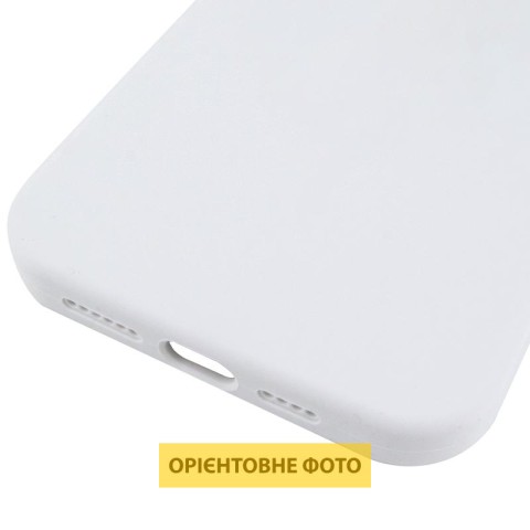 Чохол Silicone Case (AA) Logo with MagSafe для Apple iPhone 17 (6.3") Білий / White
