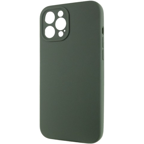 Чохол Silicone Case Full Camera Protective (AA) NO LOGO для Apple iPhone 12 Pro Max (6.7") Зелений / Cyprus Green
