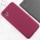Чохол Silicone Cover Lakshmi Full Camera (AAA) для Samsung Galaxy A07 Бордовий / Plum