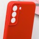 Чохол Silicone Cover Lakshmi Full Camera (AA) для Samsung Galaxy S21 FE Червоний / Red