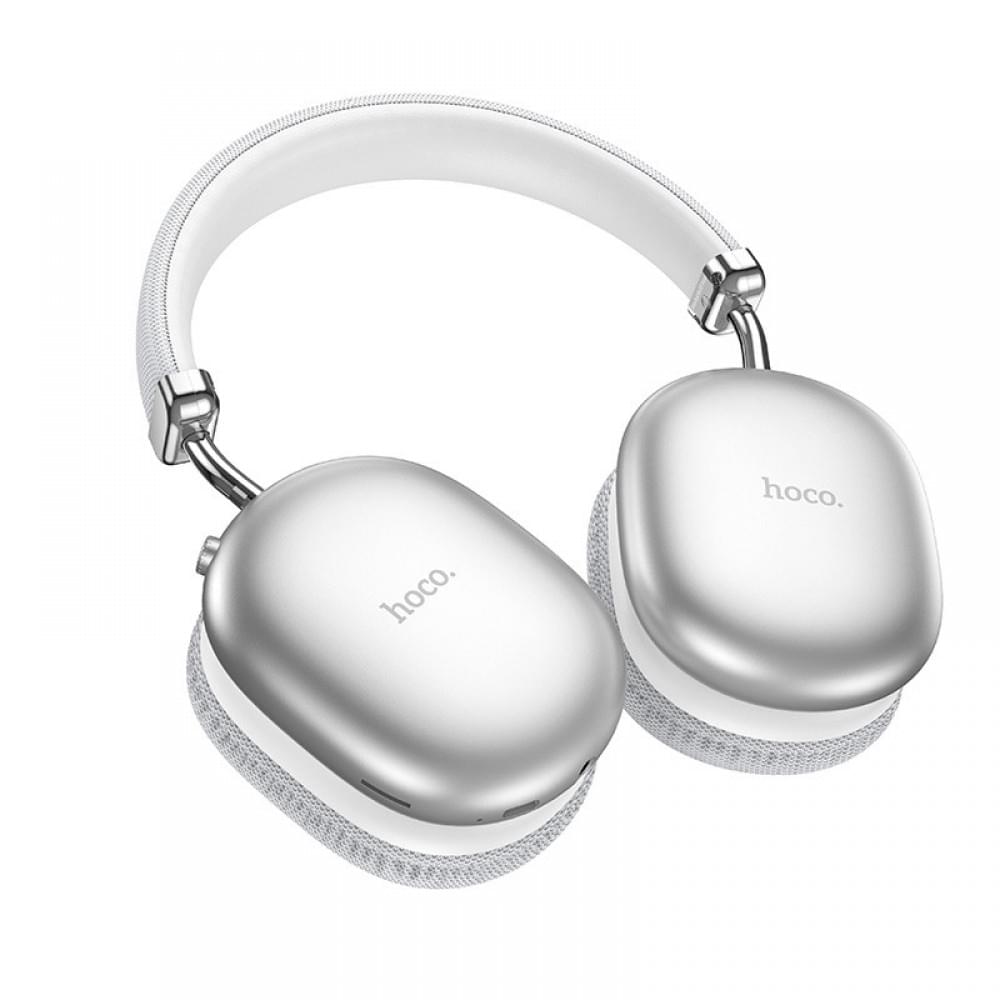 Накладні бездротові навушники Hoco W35 Max Joy Silver