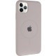 Чохол Silicone Case Full Protective (AA) with MagSafe для Apple iPhone 11 Pro Max (6.5") Сірий / Light Grey