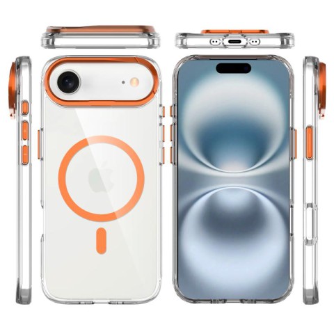 Чохол TPU Space Case Apex with MagSafe для Apple iPhone 17 Air (6.5") Papaya