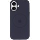 Чохол Silicone Case Full Protective (AA) V2 with MagSafe для Apple iPhone 17 (6.3") Темно-синій / Midnight blue