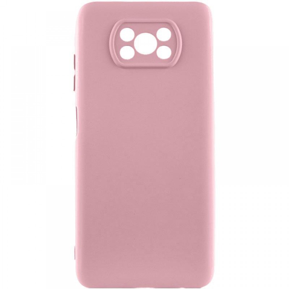 Чохол Silicone Cover Ummi Lakshmi Full Camera (AA) для Xiaomi Poco X3 NFC / Poco X3 Pro Рожевий / Pink Sand