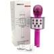 Караоке Мікрофон-колонка WS858 Pink