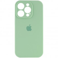 Чохол Silicone Case Full Camera Protective (AA) для Apple iPhone 14 Pro (6.1") Зелений / Pistachio