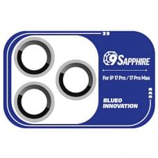 Захисне скло BlueO Sapphire на камеру для Apple iPhone 17 Pro / 17 Pro Max Срібний / Silver