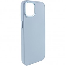 TPU чохол Bonbon Metal Style для Apple iPhone 12 Pro / 12 (6.1") Блакитний / Mist blue