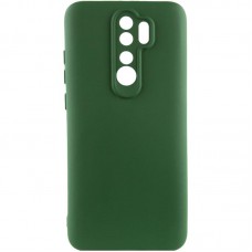 Чохол Silicone Cover Ummi Lakshmi Full Camera (AA) для Xiaomi Redmi Note 8 Pro Зелений / Dark green