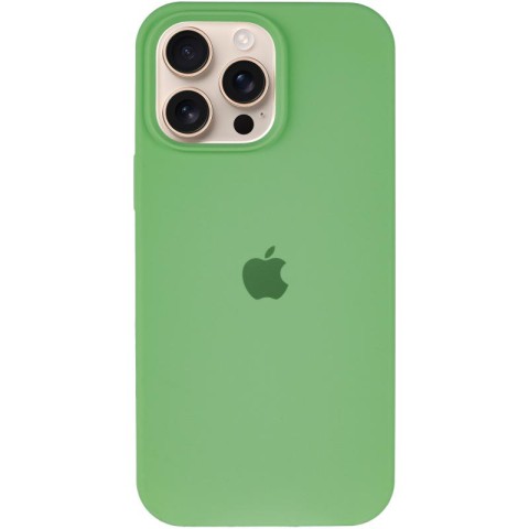 Чохол Silicone Case Full Protective (AA) для Apple iPhone 16 Pro (6.3") М'ятний / Mint