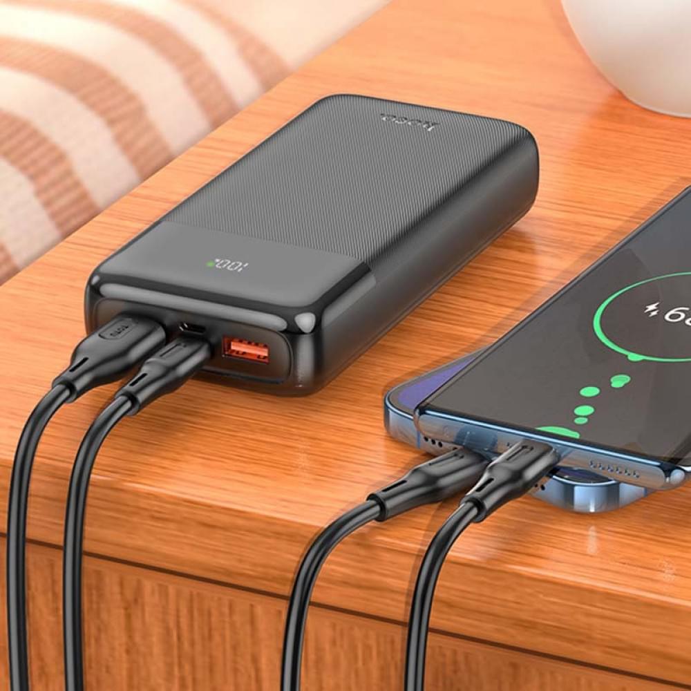 Портативний ЗП Power Bank Hoco J121A Fast 22.5W+PD20W 20000 mAh Black