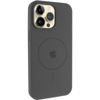 Чохол Silicone Case Full Protective (AA) V2 with MagSafe для Apple iPhone 12 Pro Max (6.7") Сірий / Dark Gray