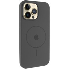 Чохол Silicone Case Full Protective (AA) V2 with MagSafe для Apple iPhone 12 Pro Max (6.7") Сірий / Dark Gray