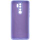 Чохол Silicone Cover Lakshmi Full Camera (AA) для Xiaomi Redmi 9 Бузковий / Dasheen