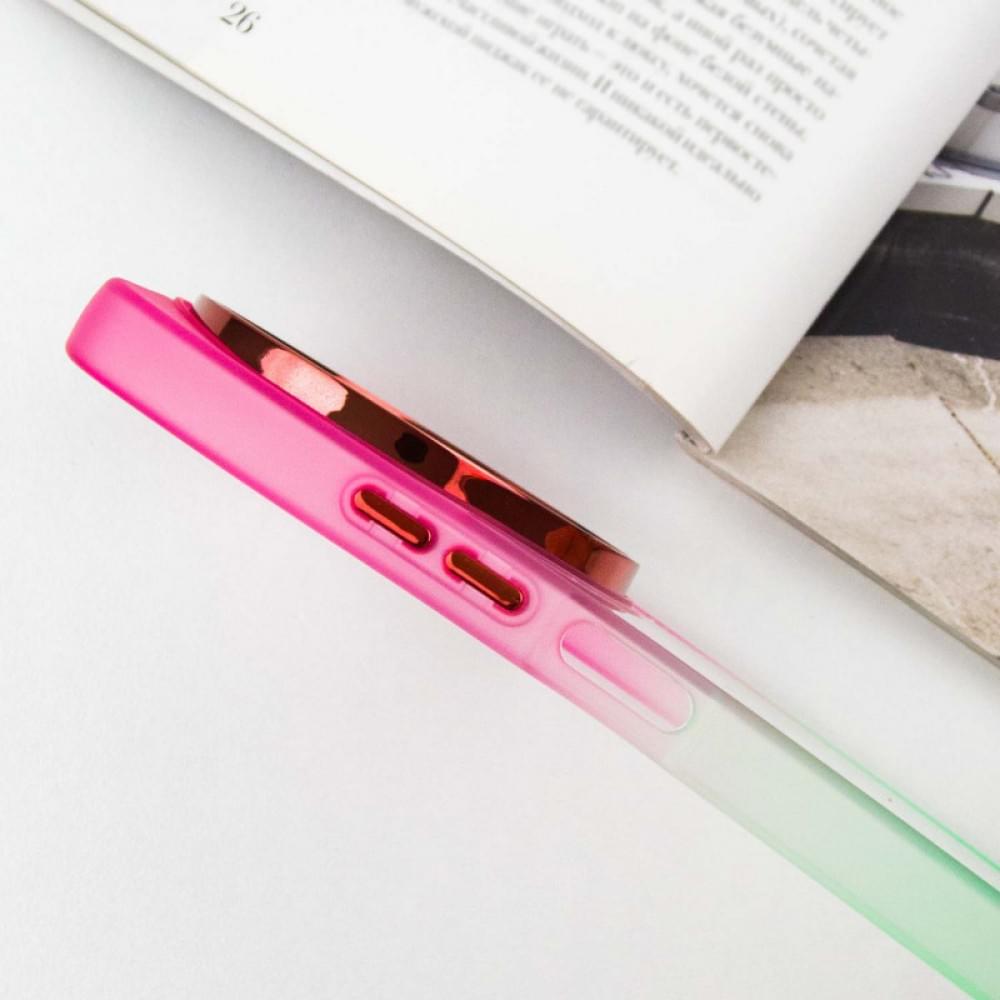 Чохол TPU+PC Fresh sip series для Xiaomi Redmi A3 Салатовий / Рожевий