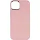 TPU чохол Bonbon Metal Style для Apple iPhone 14 Plus (6.7") Рожевий / Light pink