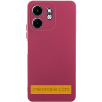 Чохол TPU GETMAN Liquid Silk Full Camera для Motorola Moto G15 4G Бордовий / Marsala