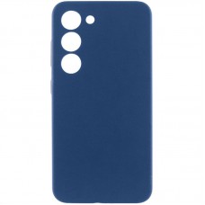 Чохол Silicone Cover Lakshmi Full Camera (AA) для Samsung Galaxy S23 Синій / Navy Blue