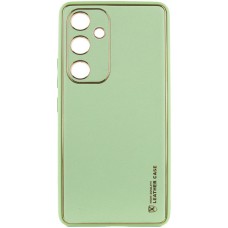 Шкіряний чохол Xshield для Samsung Galaxy S23 Зелений / Pistachio