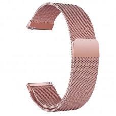 Ремінець Milanese Loop для Smart Watch 20mm Pink
