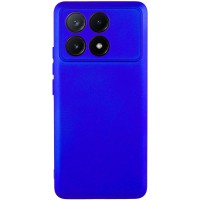 Чохол TPU GETMAN Liquid Silk Full Camera для Xiaomi Poco X6 Pro Синій / Iris