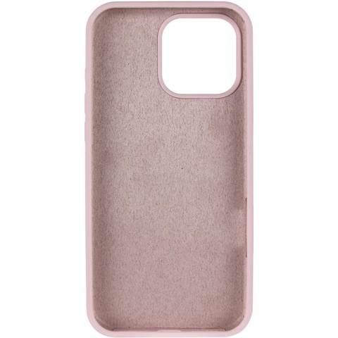 Чохол Silicone Case Full Protective (AA) для Apple iPhone 14 Pro (6.1") Рожевий / Chalk Pink