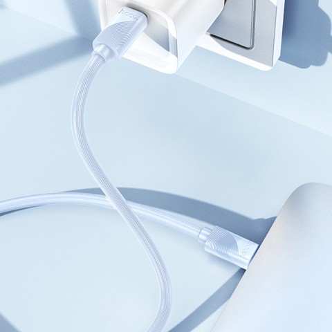 Дата кабель Hoco X114 Energy Type-C to Type-C 60W (1m) Blue