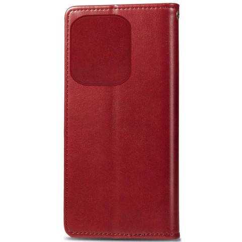 Шкіряний чохол-книжка GETMAN Gallant (PU) для TECNO Spark 10C Червоний