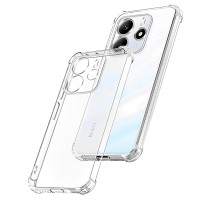 TPU чохол GETMAN Ease logo посилені кути Full Camera для Xiaomi Redmi Note 14 5G Безбарвний (прозорий)