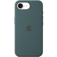 Чохол Silicone case (AAA) with Magsafe для Apple iPhone 16e / 17e (6.1") Lake Green