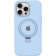 Чохол Silicone Case Full Protective with Ring для Apple iPhone 12 Pro / 12 (6.1") Blue