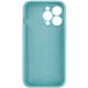Чохол Silicone Case Full Camera Protective (AA) NO LOGO для Apple iPhone 16 Pro (6.3") Бірюзовий / Marine Green