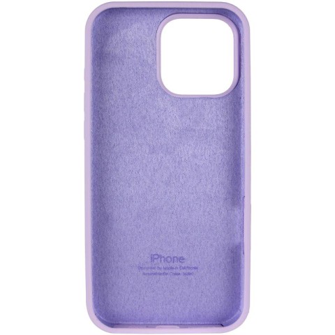 Чохол Silicone Case Full Protective (AA) для Apple iPhone 13 Pro (6.1") Бузковий / Lilac
