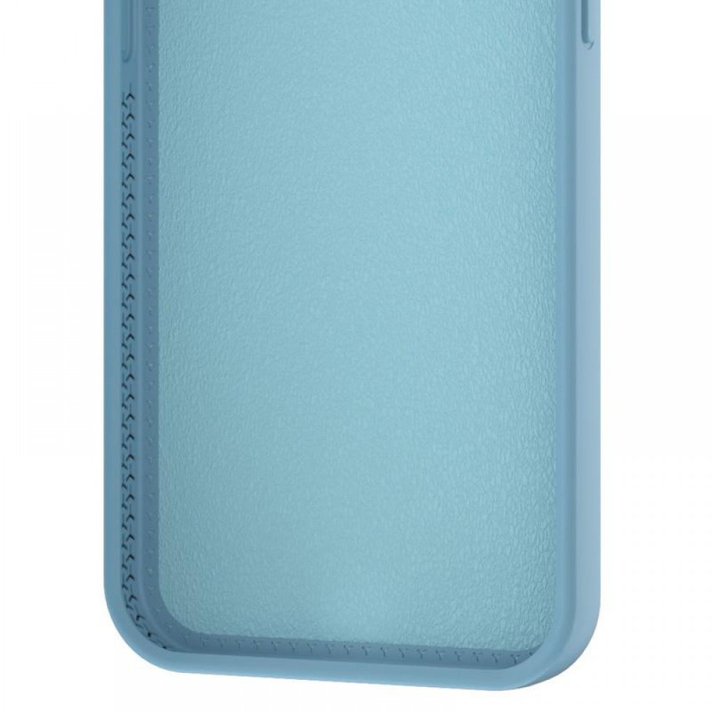 Чохол Silicone Case Full Protective with Ring для Apple iPhone 16 (6.1") Blue