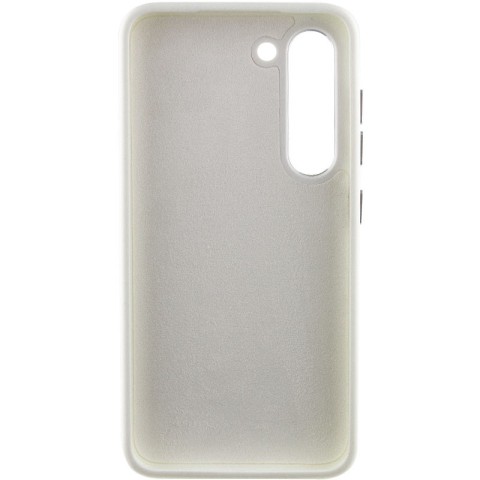 Шкіряний чохол Bonbon Leather Metal Style для Samsung Galaxy S23+ Білий / White