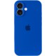 Чохол Silicone Case Full Camera Protective (AA) для Apple iPhone 16 Plus (6.7") Синій / Capri Blue