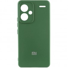 Чохол Silicone Cover Lakshmi Full Camera (AA) with logo для Xiaomi Redmi Note 13 Pro+ Зелений / Dark green