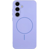 Чохол Silicone Cover Lakshmi Full Camera (AA) with MagFit для Samsung Galaxy S24 Бузковий / Dasheen