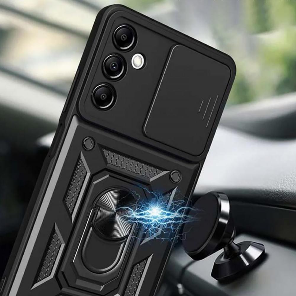 Чохол Ummi Camshield Serge Ring для Samsung Galaxy A35 Чорний