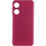 Чохол Silicone Cover Lakshmi Full Camera (A) для Oppo A38 / A18 Бордовий / Marsala