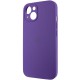 Чохол Silicone Case Full Camera Protective (AA) для Apple iPhone 15 Plus (6.7") Фіолетовий / Amethyst