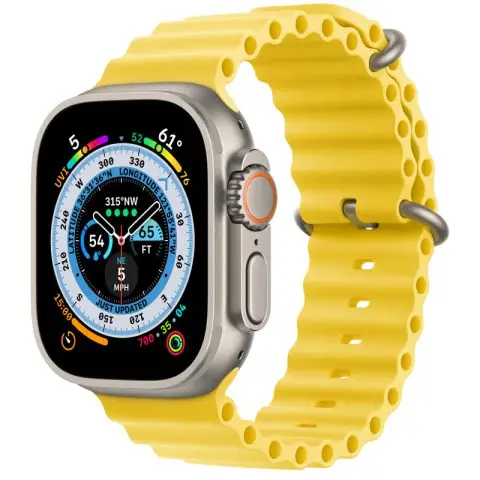 Ремінець Ocean Band для Apple Watch 42(ser.1-3)/44/45/46/49mm Жовтий / Yellow